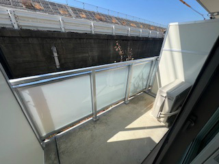 ヴィラ新小岩のバルコニー