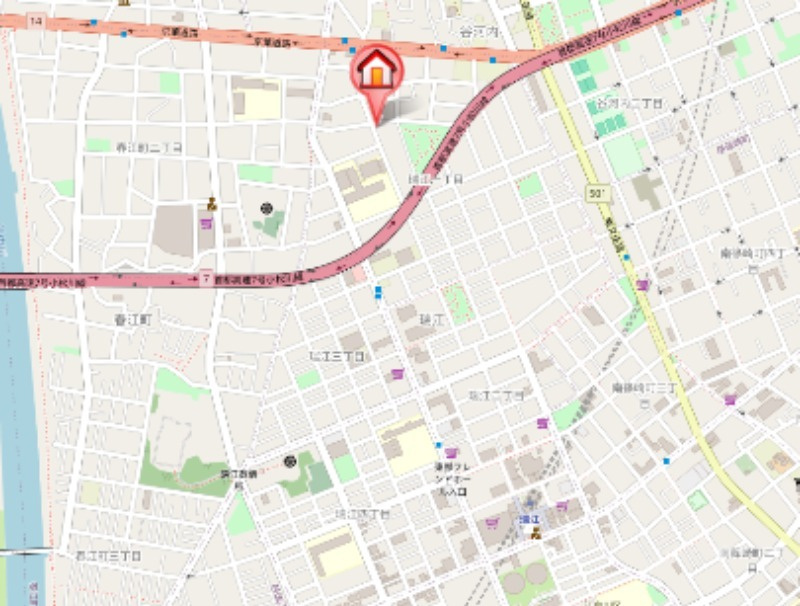 プランドール瑞江Ⅰの地図