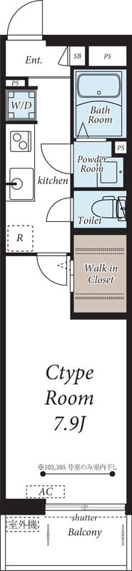 ヴィラ新小岩の間取り