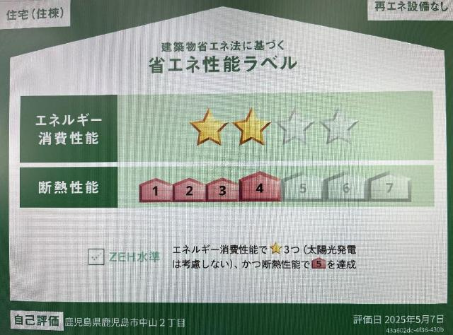 コリーヌ・ヴァンベールの外観|省エネ性能ラベル