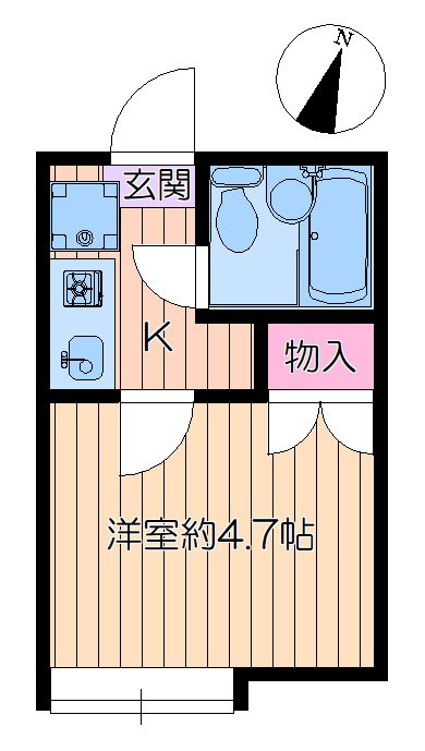 リバーパーク一之江Aの間取り