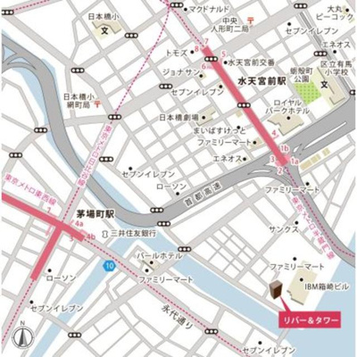 【地図】 | リバー＆タワー