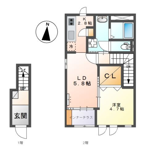グリーン　シャトーの間取り