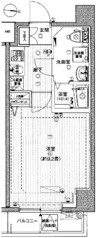 プレール・ドゥーク東陽町Ⅱの間取り
