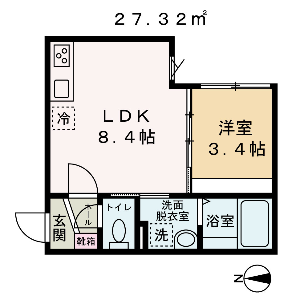 コスタリブロ中延の間取り