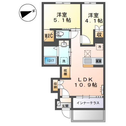 カサブランカⅢの間取り