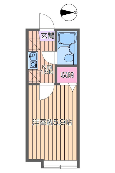 【間取り】 | オーネスト六町Ⅰ
