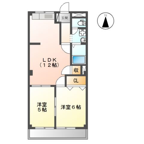 ニューレジデンスジュンの間取り