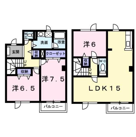 メゾン　ステージアの間取り