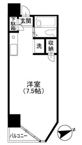 コーポアルプの間取り
