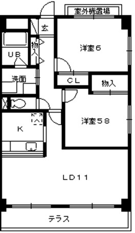 ラトゥール一社の間取り