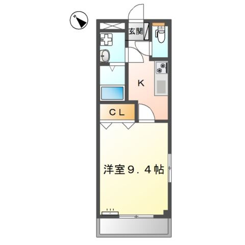 ウイング・ａの間取り