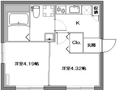 アーバンステージ菊川の間取り