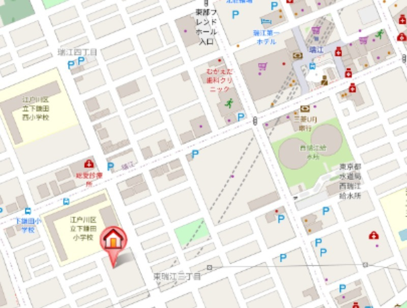 サニーコート瑞江の地図