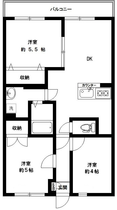 パークハウス梶野の間取り