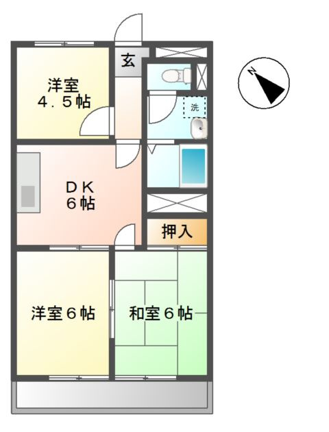 アストラル２の間取り