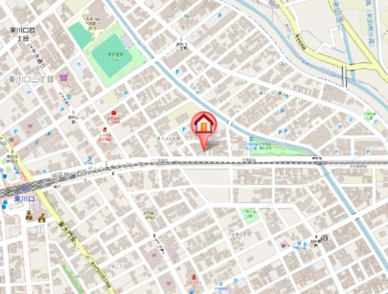 アネックス東川口の地図
