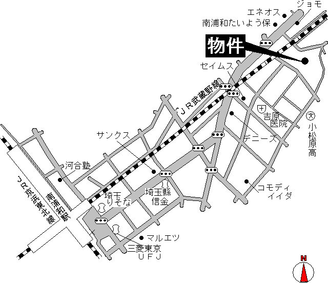 アクアシティ南浦和の周辺
