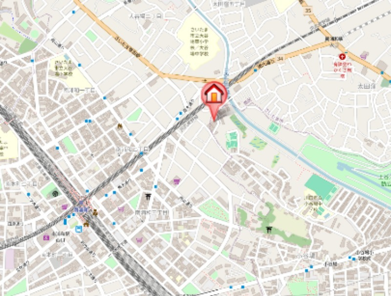 アクアシティ南浦和の地図