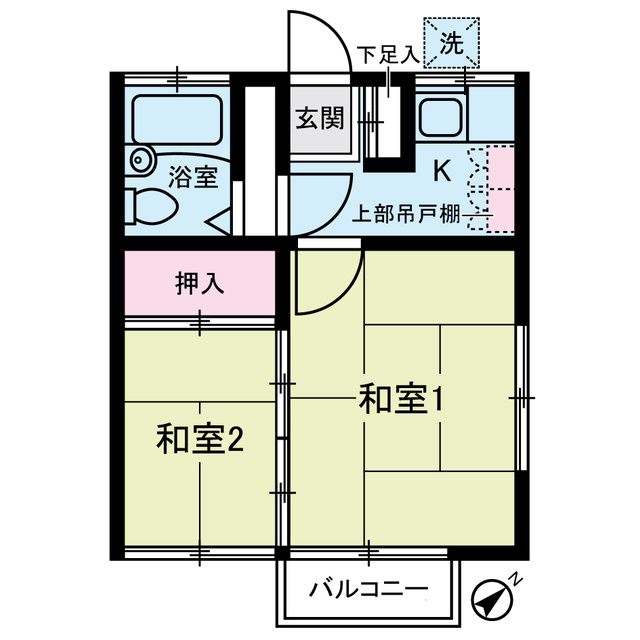 コーポ荒井の間取り