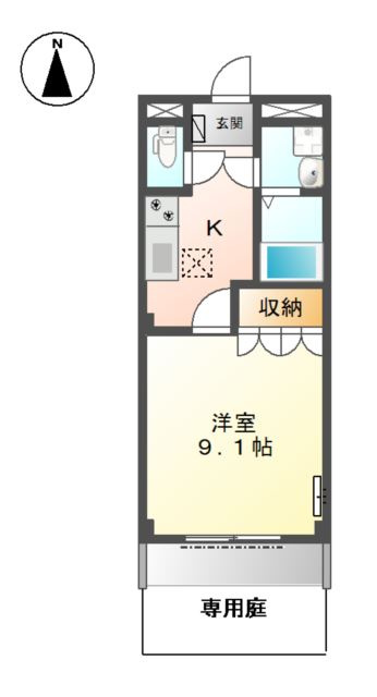 エスプラネードの間取り