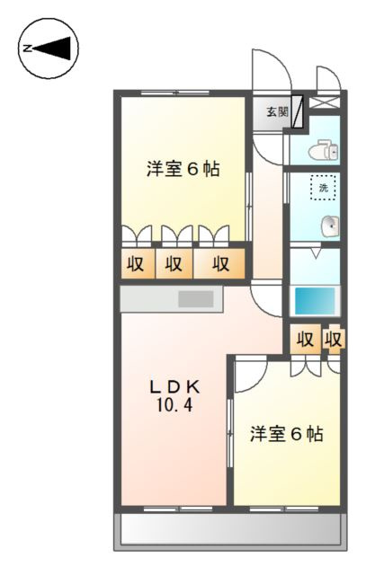 グレース・Ｋの間取り