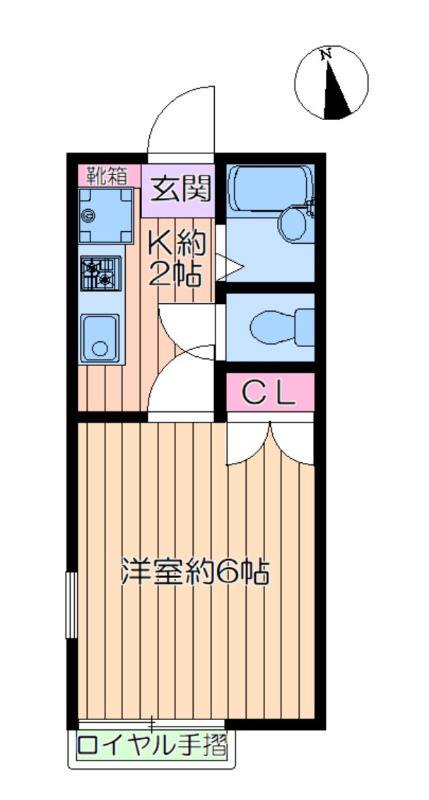 アヴニールＢの間取り