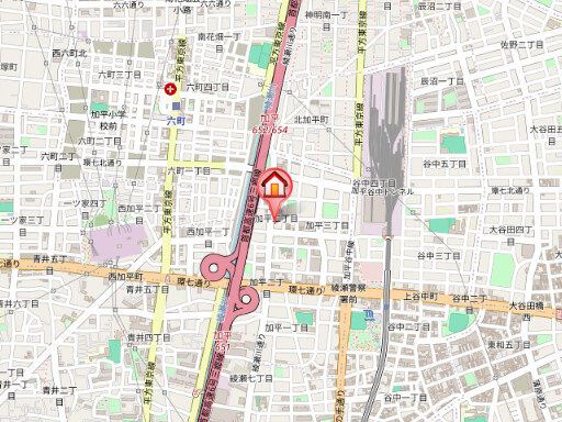 アヴニールＢの地図