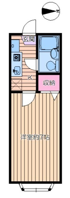 シャンブル綾瀬Ｈの間取り