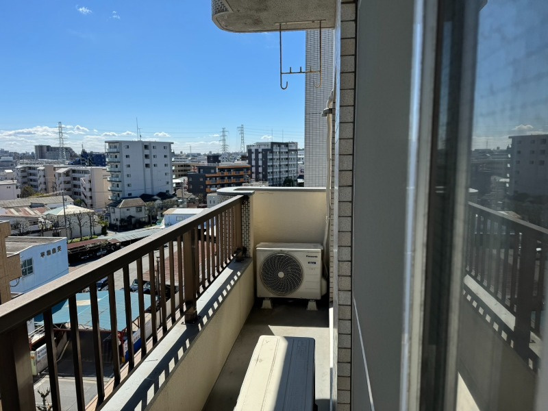 マツエコーポラスのバルコニー