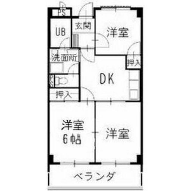 岐阜市水主町１丁目のアパートの間取り