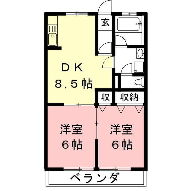 今嶺ビルの間取り