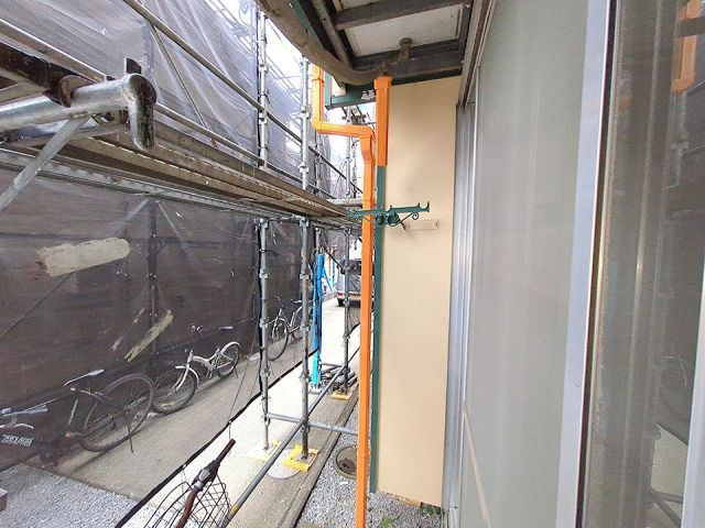 ハイツジョーＡのバルコニー