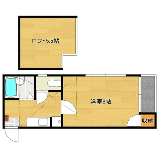 【間取り】 | クードシャンスⅢ