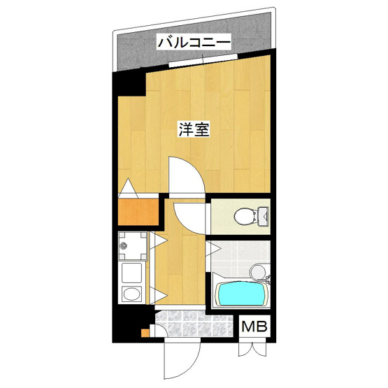 【間取り】 | エスポワールマンション天神南