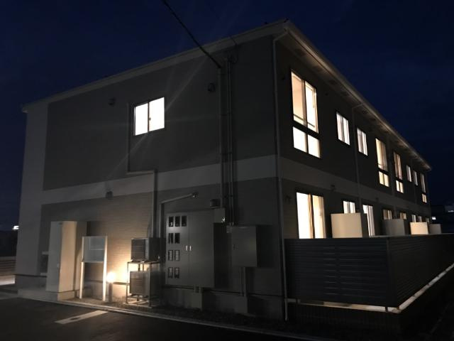 リアンＫの外観|外観写真（夜）