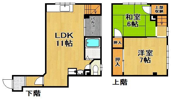 ボンジュール南恩加島の間取り