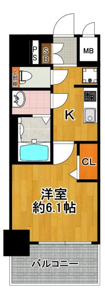 ファステート大正駅前トロフィの間取り|★最上階角部屋です★
