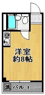 グランキューブ大正通りの間取り|★１Rの間取り★