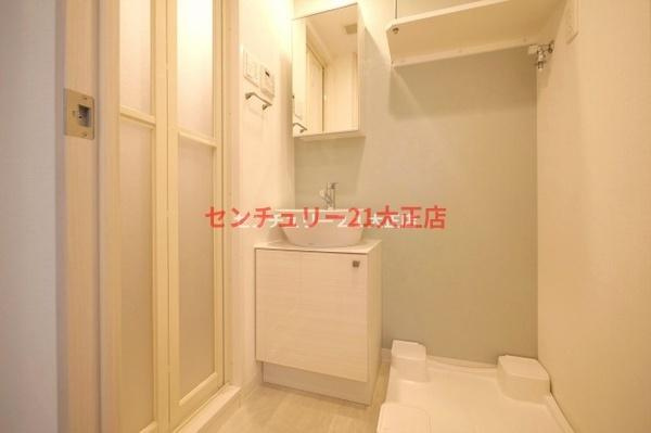 エスリード弁天町桜通レジデンスの洗面所