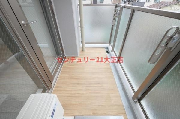エスリード弁天町桜通レジデンスのバルコニー