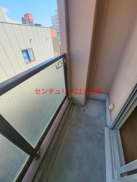 山田マンションのバルコニー