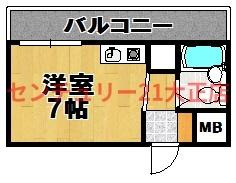 ＡＺ２６の間取り|★使いやすいワンルーム★