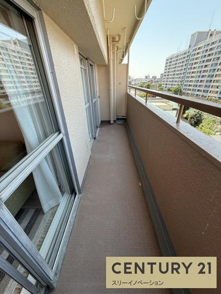 此花厚生年金住宅C棟のバルコニー
