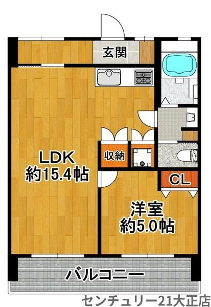 此花厚生年金住宅C棟の間取り