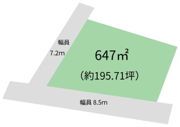 海南市七山　土地の土地図