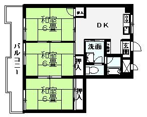 【間取り】 | ハイツ瑞穂