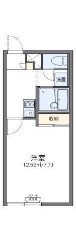 レオパレスプラウの間取り|代表的な間取のため実際の間取とは異なる場合があります