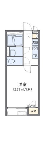 【間取り】 | クレイノアザレア | 代表的な間取のため実際の間取とは異なる場合があります