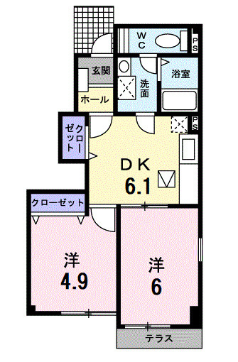 【間取り】 | エントランス　壱番館
